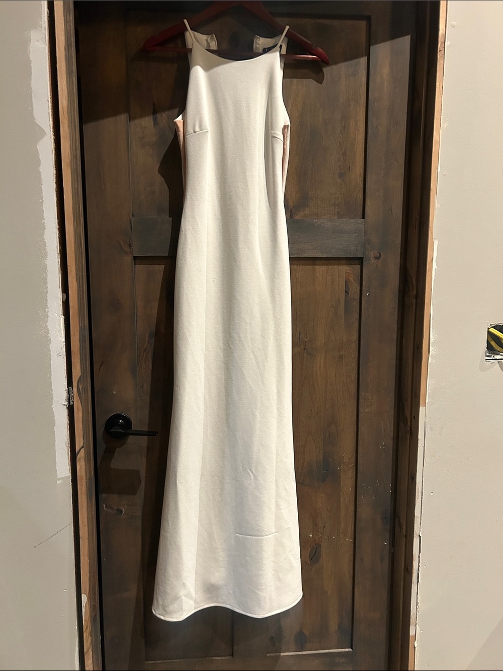 Lulu's Ivory High-Neck Maxi Dress - Picture 2 of 7